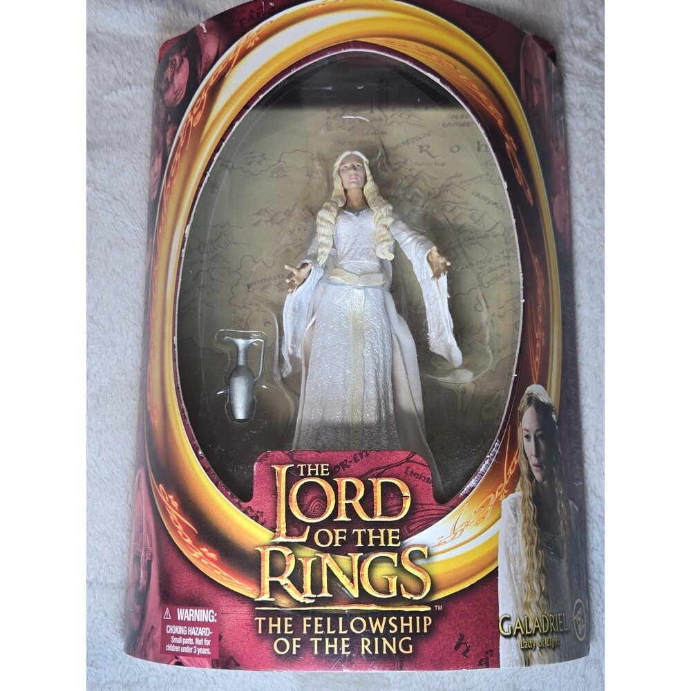 Vntg 2002 Toy Biz Lord of the Rings Galadriel Lady Light Action Figure LOTR NIB